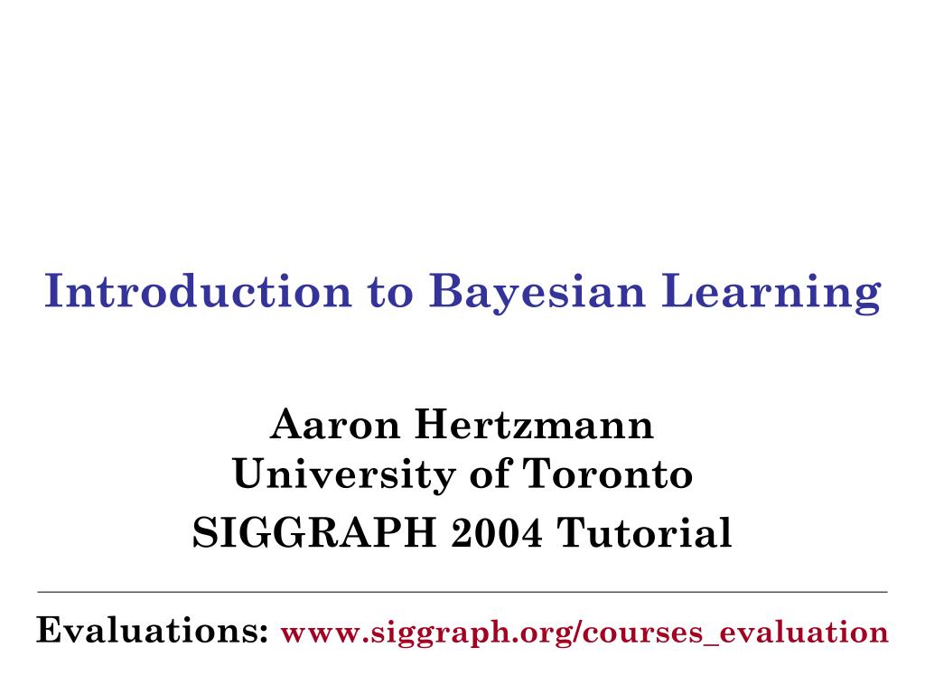 Ppt introduction to bayesian learning powerpoint presentation free