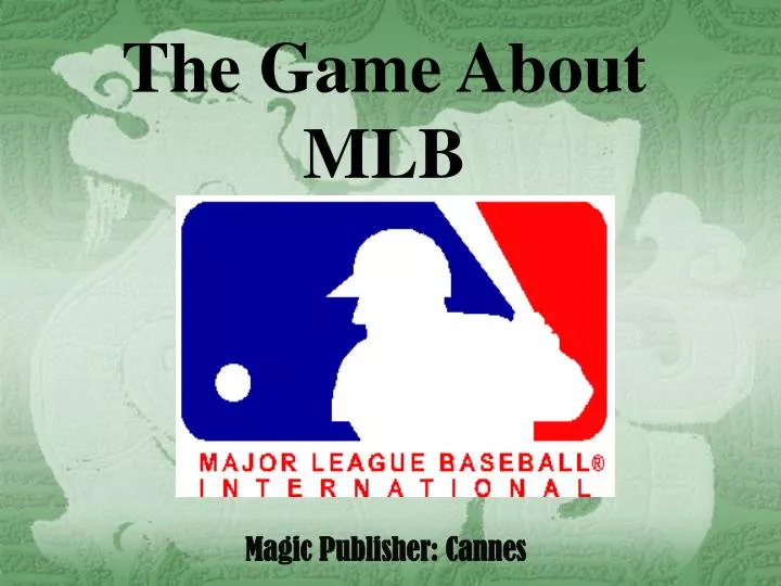 the game about mlb