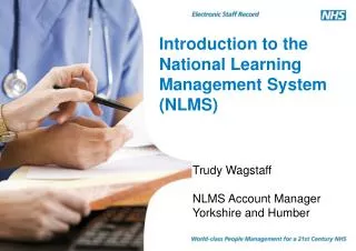 Introduction to the National Learning Management System (NLMS)