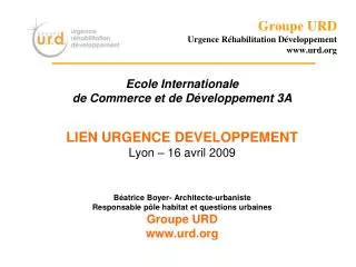 groupe urd urgence r habilitation d veloppement www urd org
