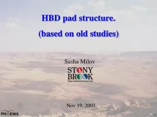 HBD pad structure. (based on old studies)