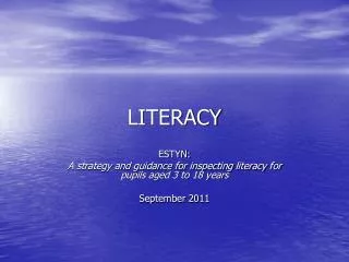 LITERACY