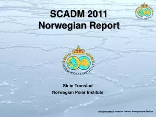 Background photo : Sebastian Gerland, Norwegian Polar Institute