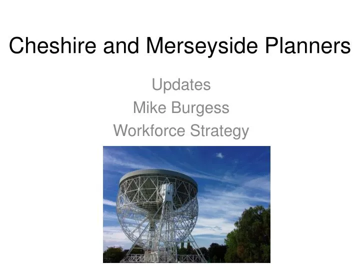 cheshire and merseyside planners
