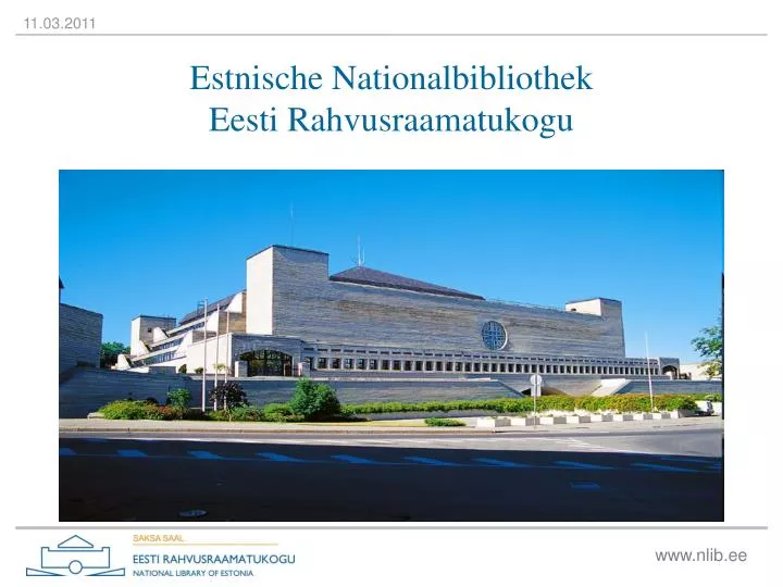 estnische nationalbibliothek eesti rahvusraamatukogu