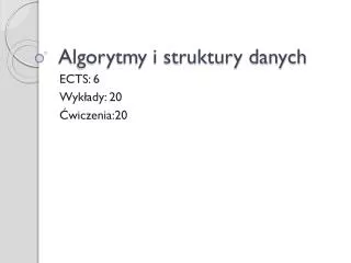 algorytmy i struktury danych