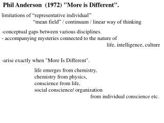 Phil Anderson (1972) &quot;More is Different&quot;.