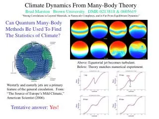 Westerly and easterly jets are a primary feature of the general circulation. From: