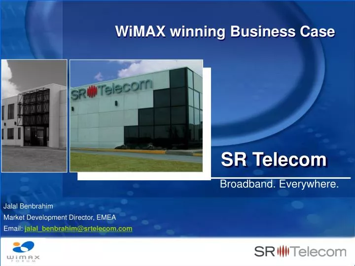 wimax winning business case