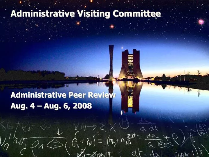 administrative visiting committee