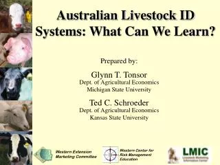 Australian Livestock ID Systems: What Can We Learn?