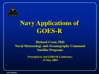 Navy Applications of GOES-R