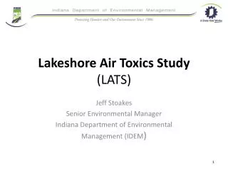 Lakeshore Air Toxics Study (LATS)