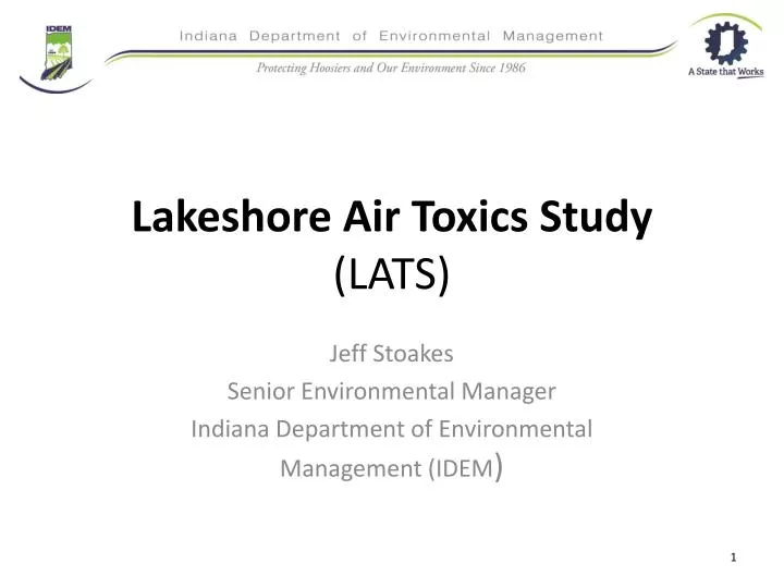 lakeshore air toxics study lats