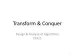 Transform &amp; Conquer - slide 1