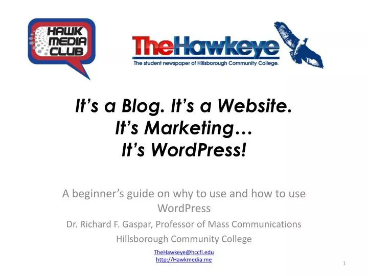 it s a blog it s a website it s marketing it s wordpress