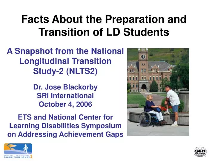 facts about the preparation and transition of ld students