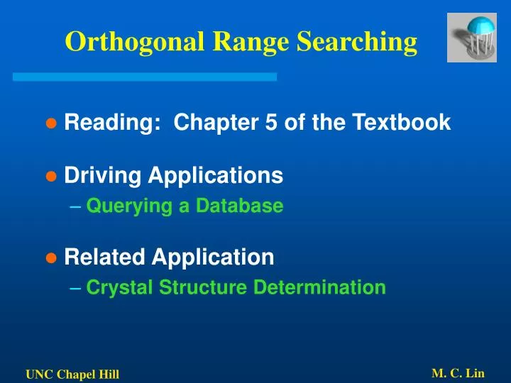 orthogonal range searching