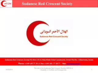 Sudanese Red Crescent Society