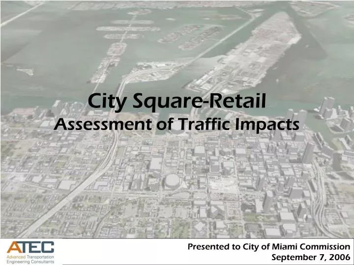 city square retail assessment of traffic impacts