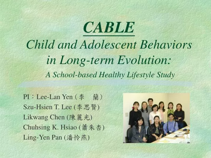 cable child and adolescent behaviors in long term evolution a school based healthy lifestyle study