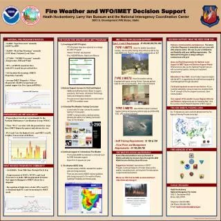 Fire Weather and WFO/IMET Decision Support