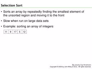 Selection Sort