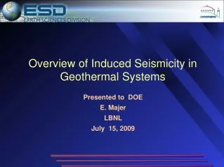 Overview of Induced Seismicity in Geothermal Systems