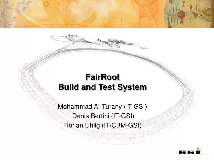 fairroot build and test system