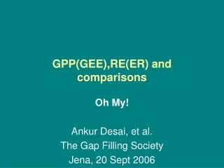GPP(GEE),RE(ER) and comparisons