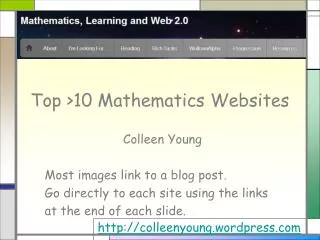 Top &gt;10 Mathematics Websites