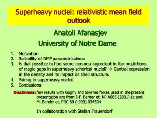 Superheavy nuclei: relativistic mean field outlook