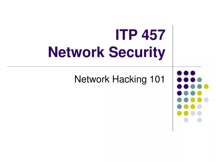 itp 457 network security