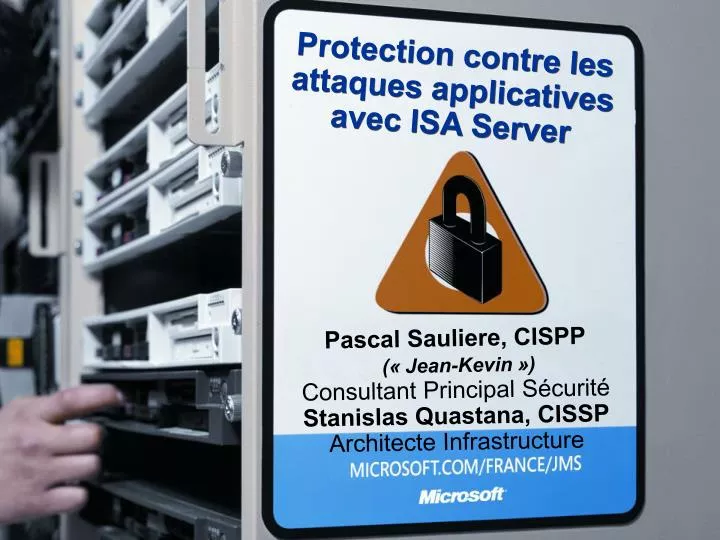 protection contre les attaques applicatives avec isa server