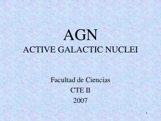 agn active galactic nuclei