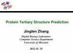 Protein Tertiary Structure Prediction - slide 1