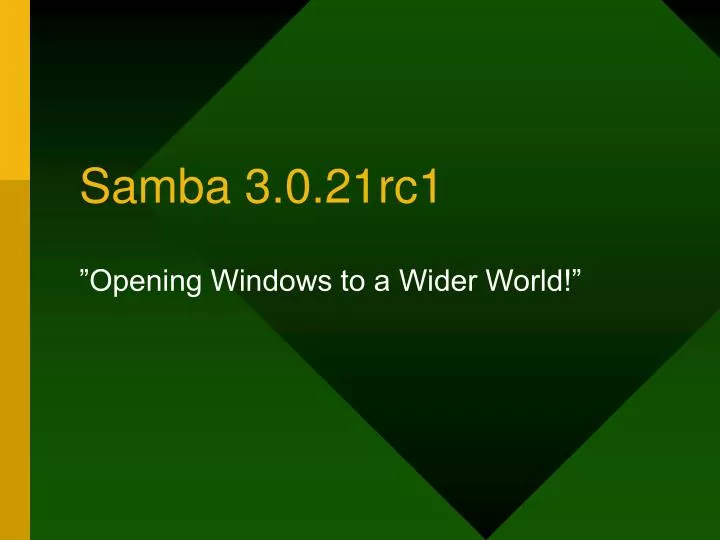 samba 3 0 21rc1