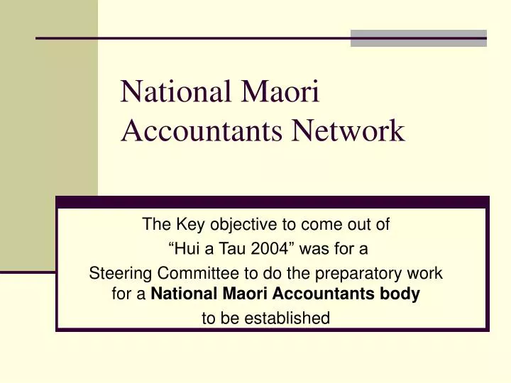 national maori accountants network