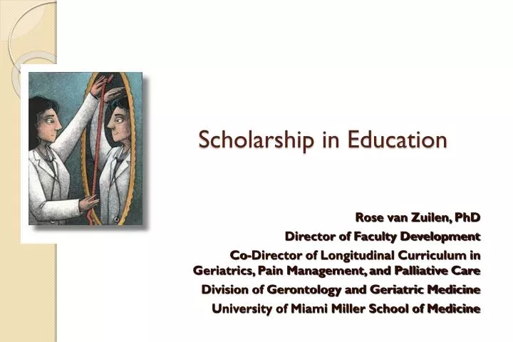 scholarship in education