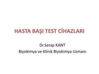 hasta ba i test c hazlari