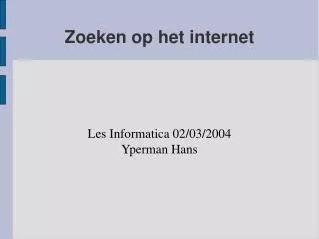 les informatica 02 03 2004 yperman hans