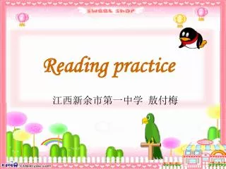 Reading practice