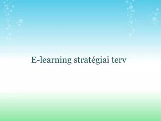 e learning strat giai terv