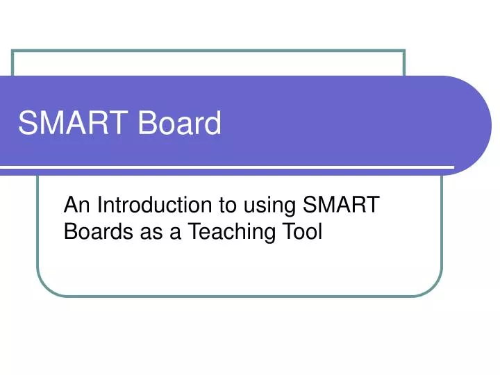 smart board
