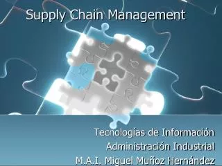 supply chain management