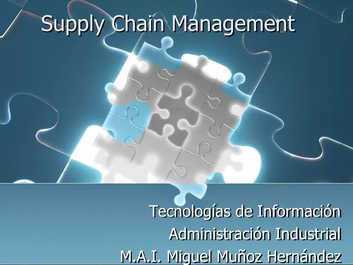 supply chain management