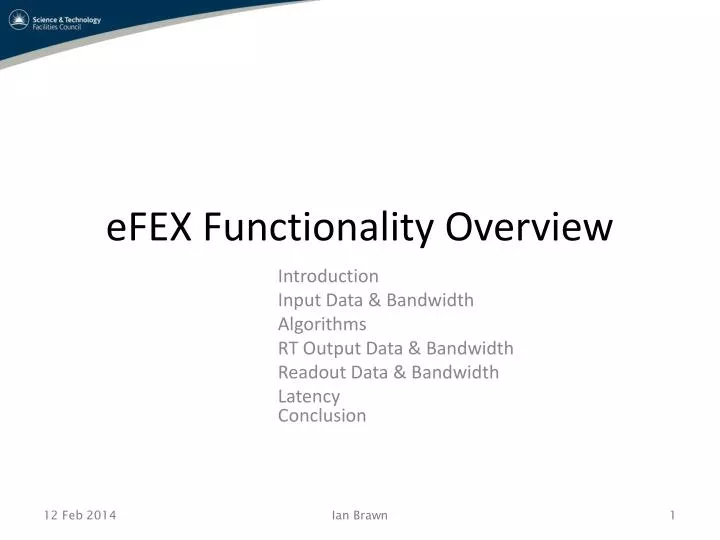 efex functionality overview