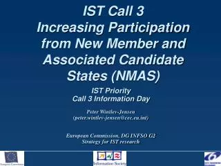 IST Call 3 Increasing Participation from New Member and Associated Candidate States (NMAS)