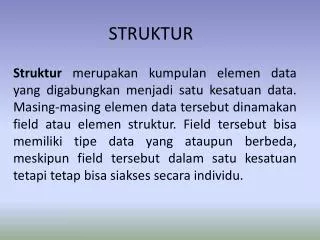 struktur