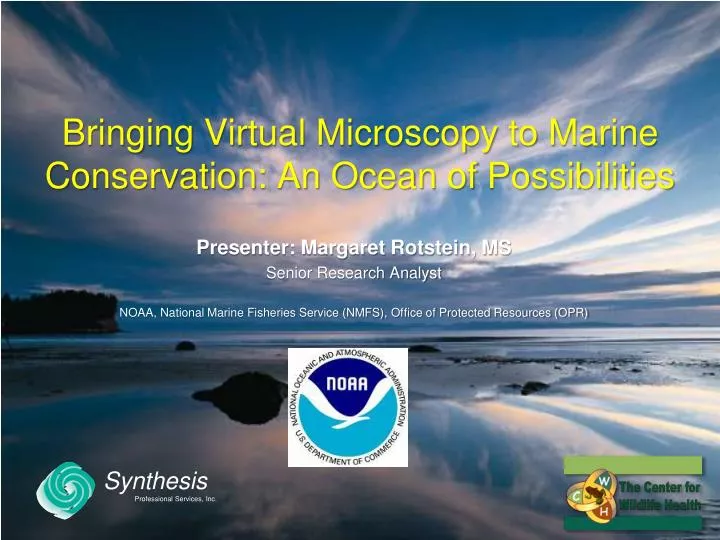 bringing virtual microscopy to marine conservation an ocean of possibilities